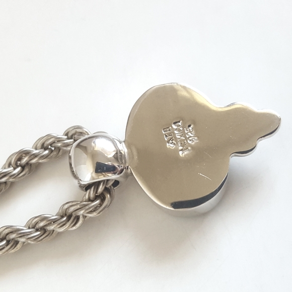 Sterling Silver Gold Matrix Turquoise Pendant & Rope Chain 💎 ATI Mexico MCM - Picture 6 of 15